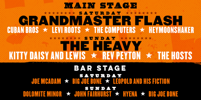 Grillstock 2015 Line-up