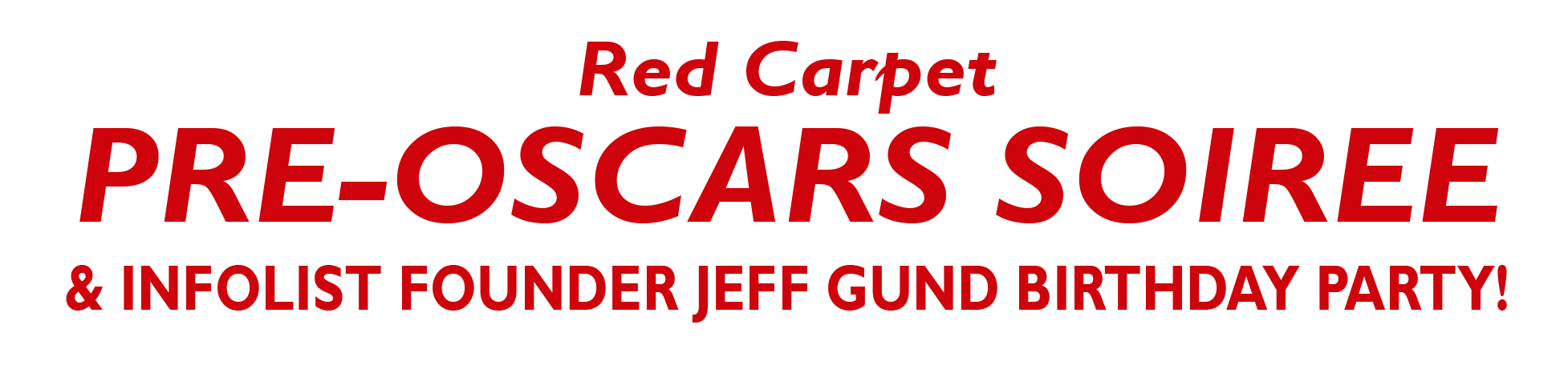 Red Carpet PRE-OSCARS SOIREE 2026