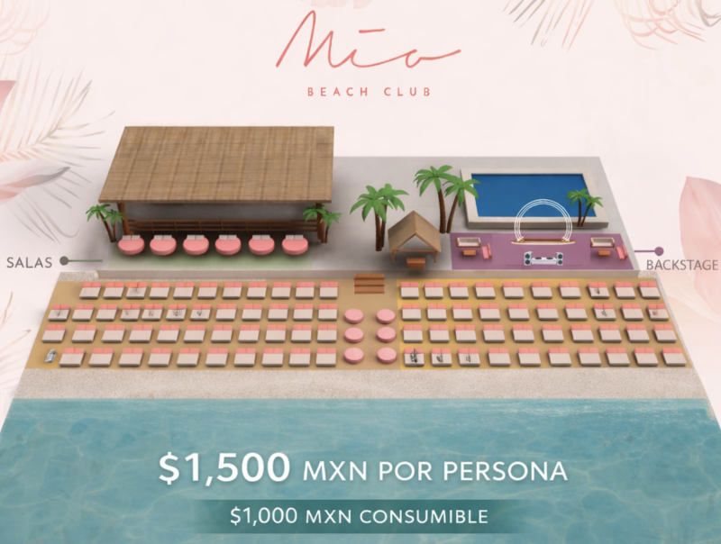 Mia Beach Club Tulum Party DPM St. Pats