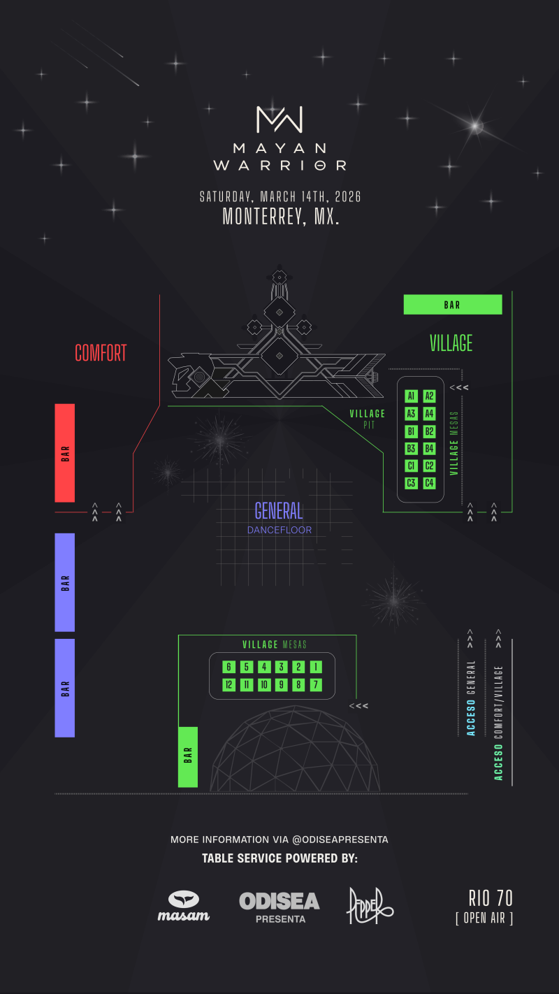 Mayan Warrior Mesas VIP Monterrey