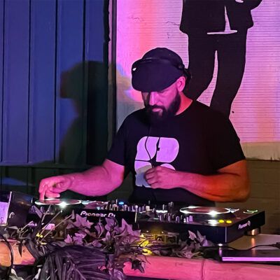 Fluid Form in the mix at a DJ event
