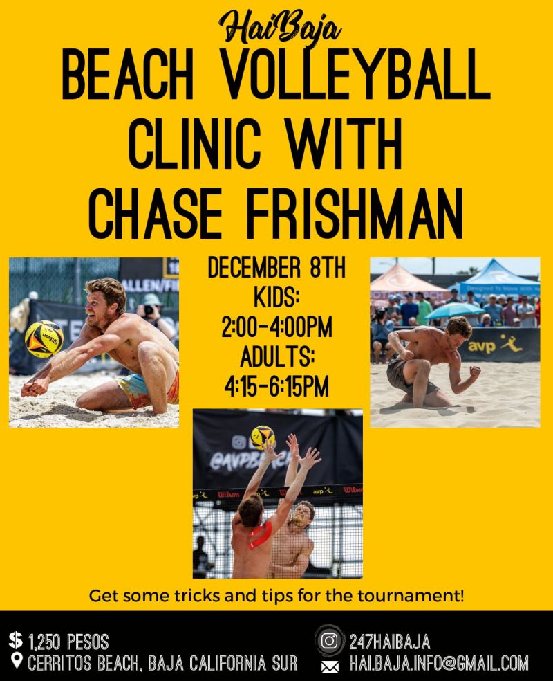Chase Frishman volleyball clinic