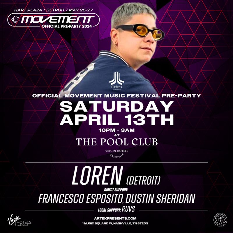 Official Movement Festival Pre-Party. Nashville House Music