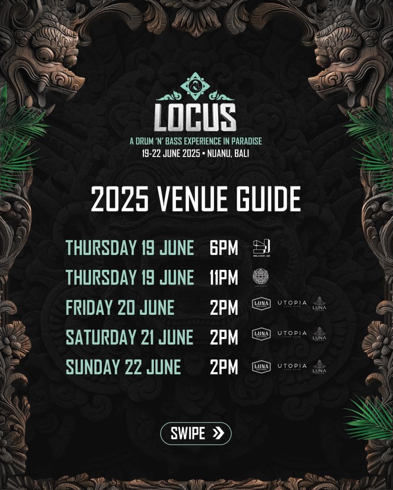 LOCUS Bali 2025 Venue Guide