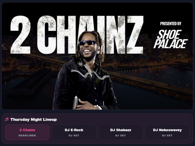 Thursday Concert with 2 Chainz