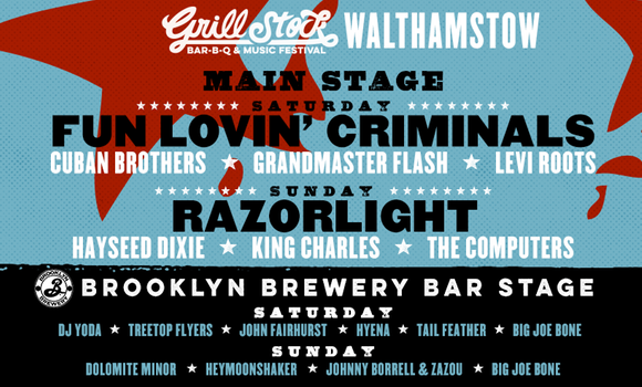 Grillstock London 2015 Line-up