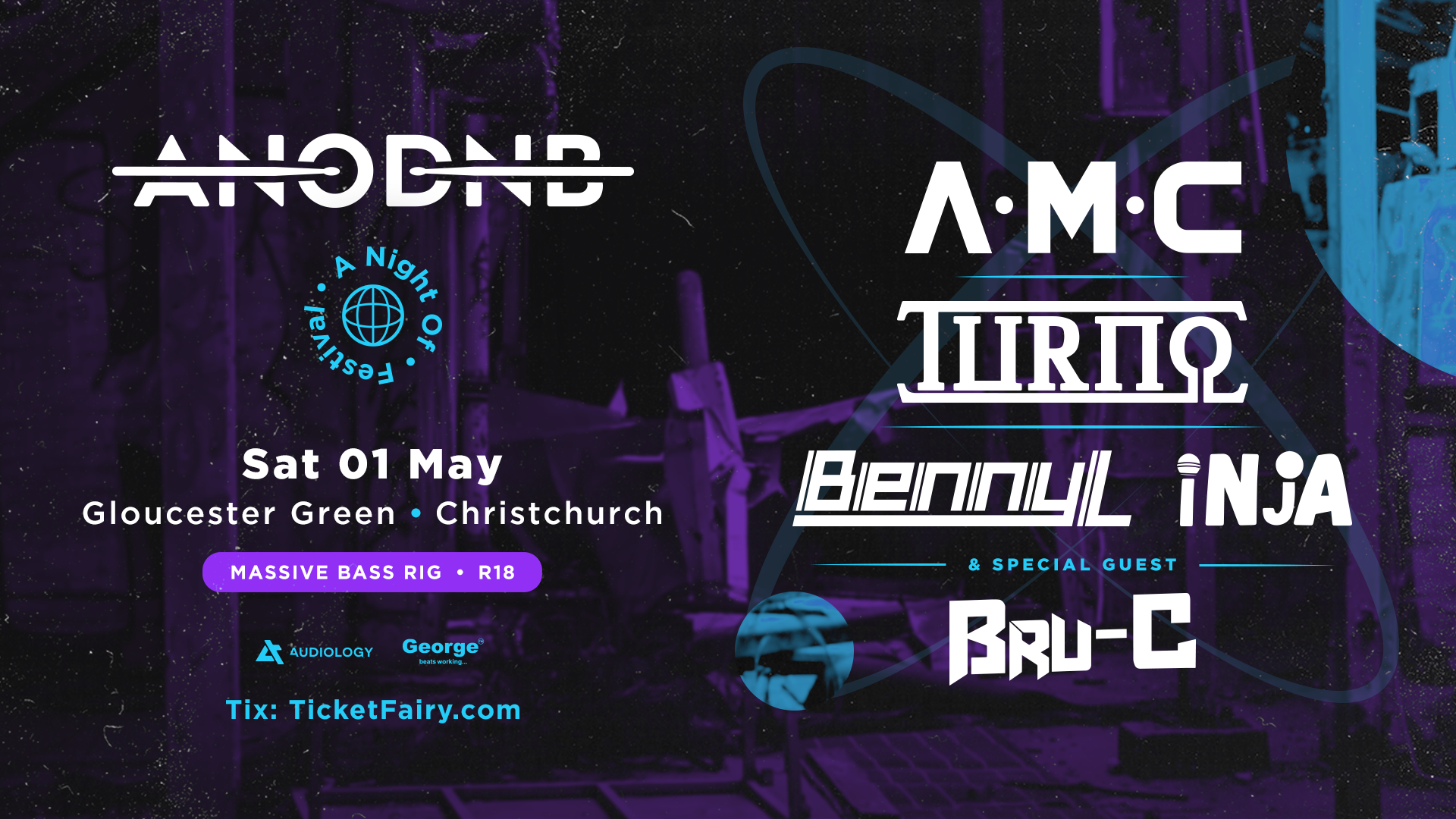 A Night of Drum & Bass Festival Christchurch Tickets Christchurch