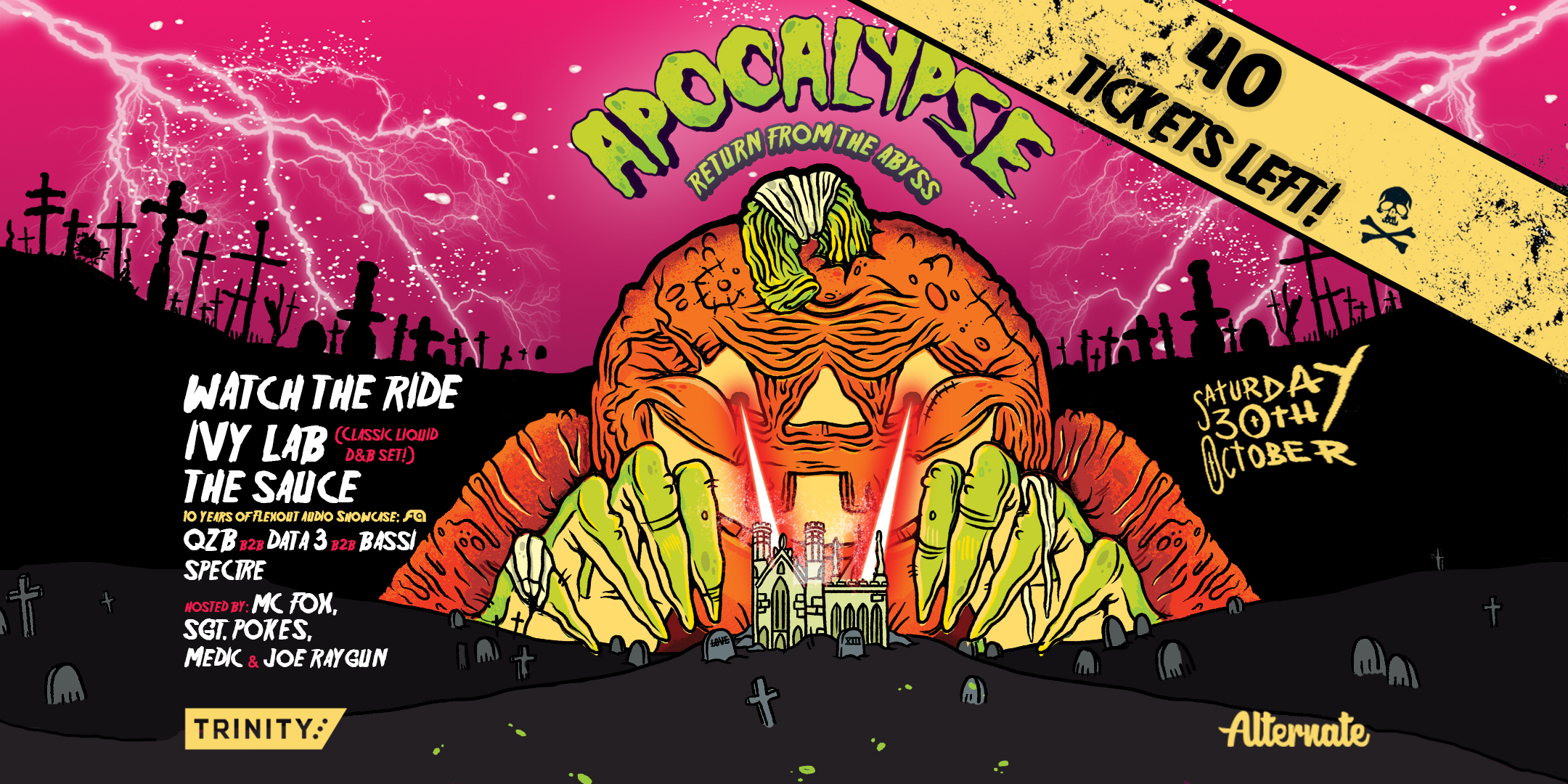 Alternate Apocalypse » Watch The Ride, Ivy Lab, The Sauce ++ Tickets