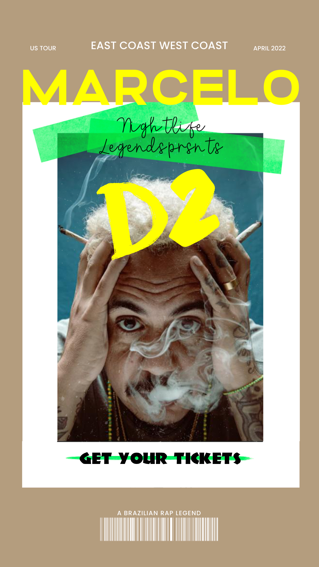 Win access to the sound check session with the NightLife Legend Marcelo D2.