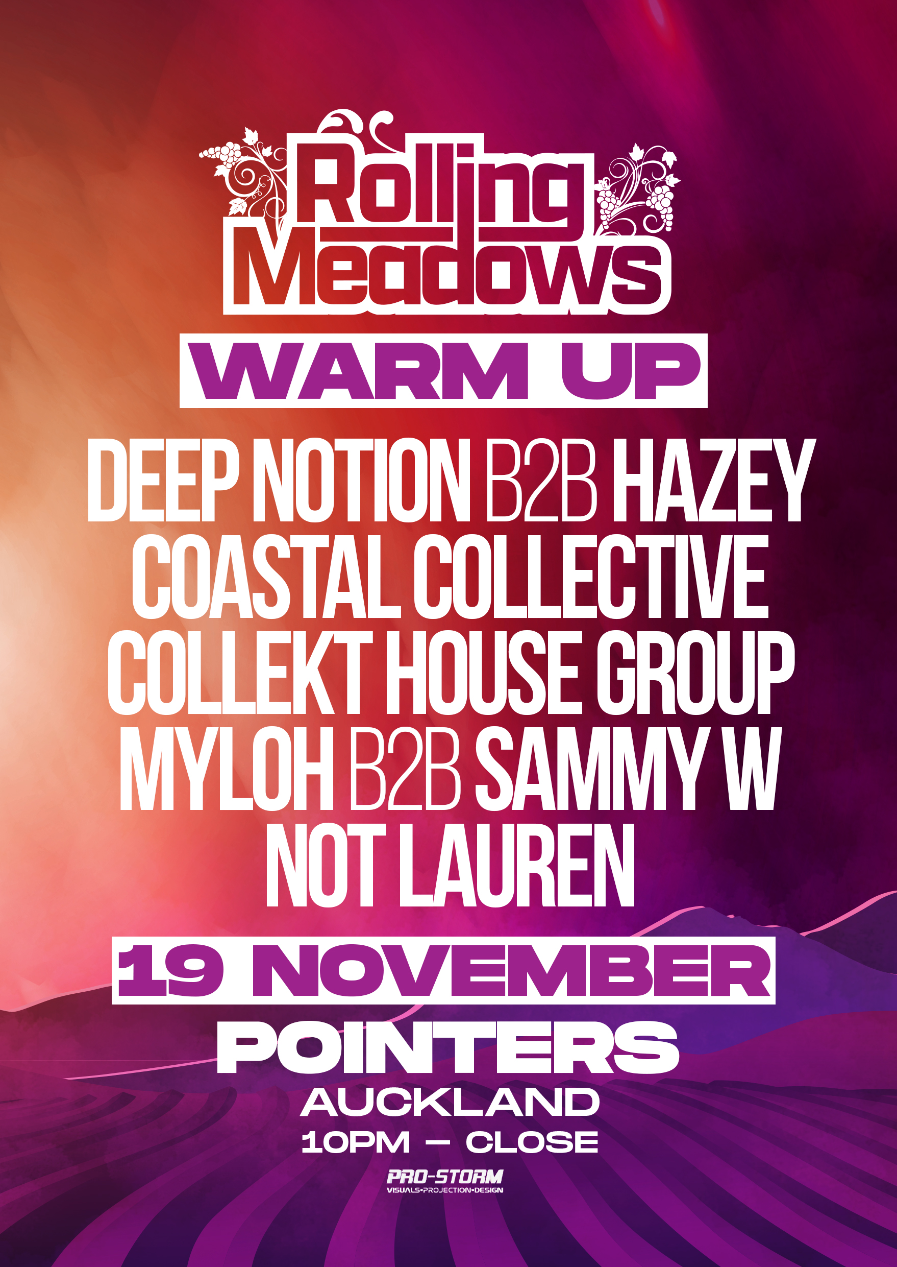 The Rolling Meadows Warm Up Auckland Tickets Auckland Pointers