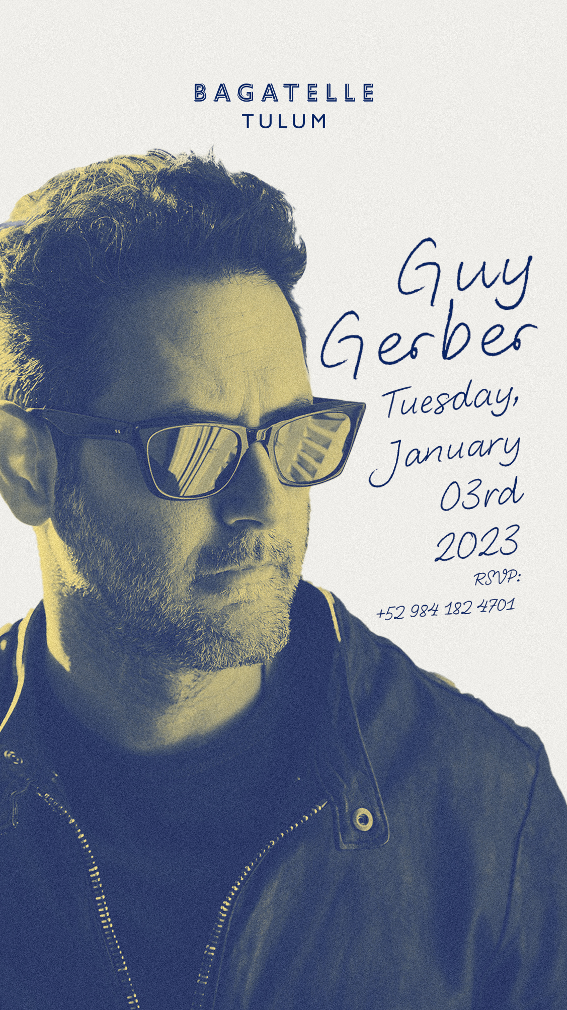 GUY GERBER BAGATELLE Tickets Tulum Bagatelle Tulum The Ticket Fairy