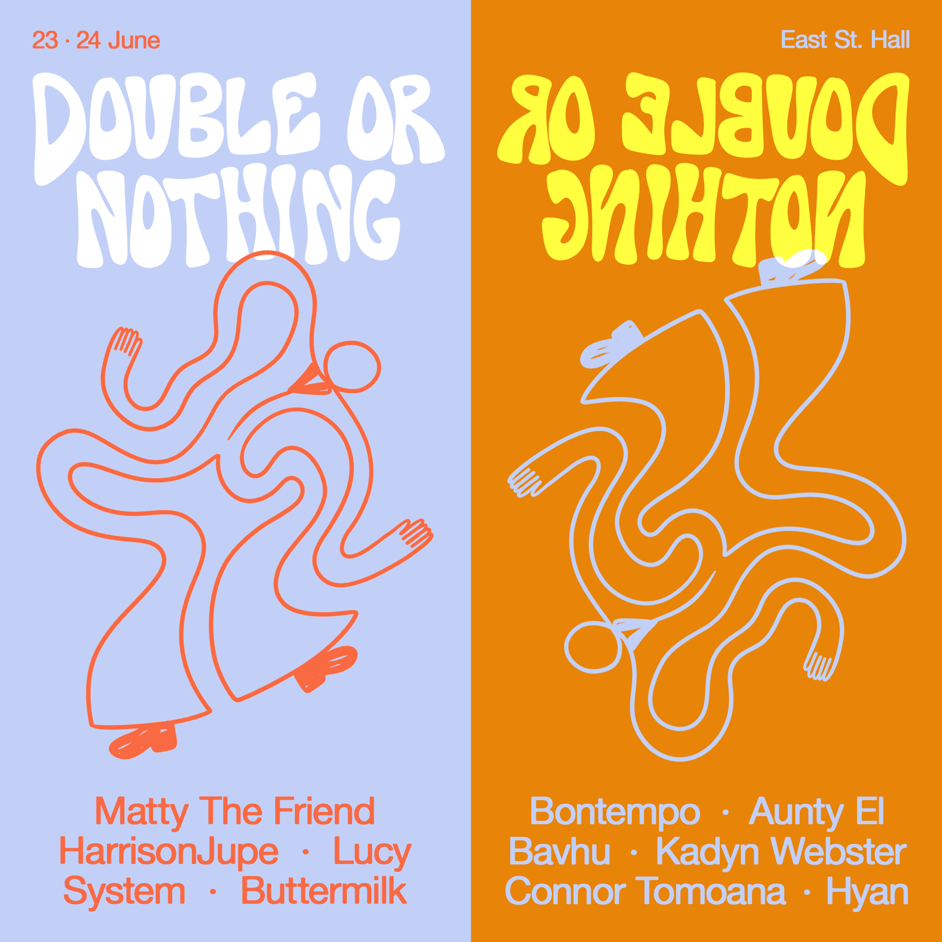 Double or Nothing Tickets Auckland EAST ST. HALL The Ticket Fairy