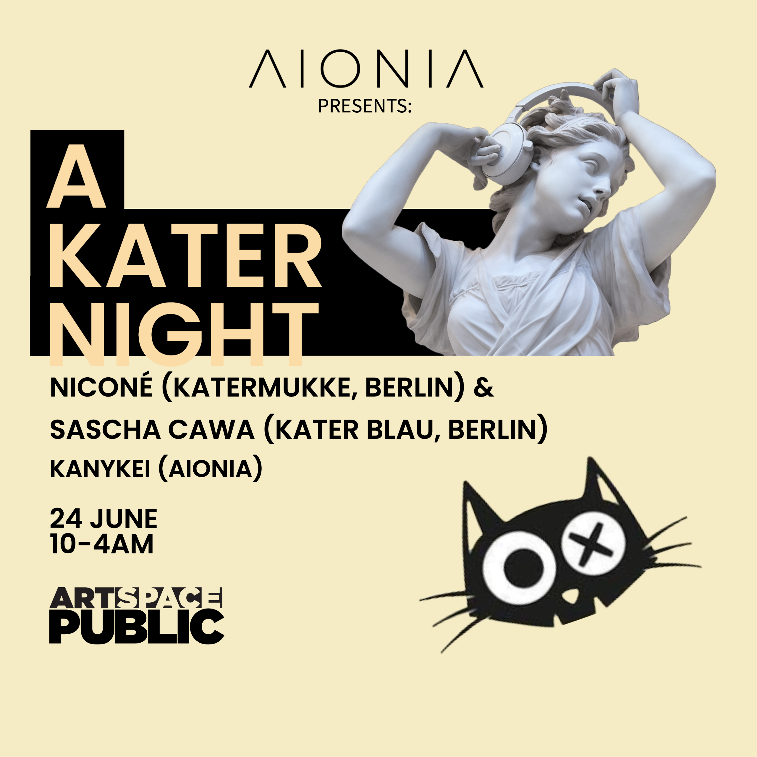 A KATERBLAU NIGHT IN MANHATTAN SASCHA CAWA (KATER BLAU), NICONE Tickets New York Public