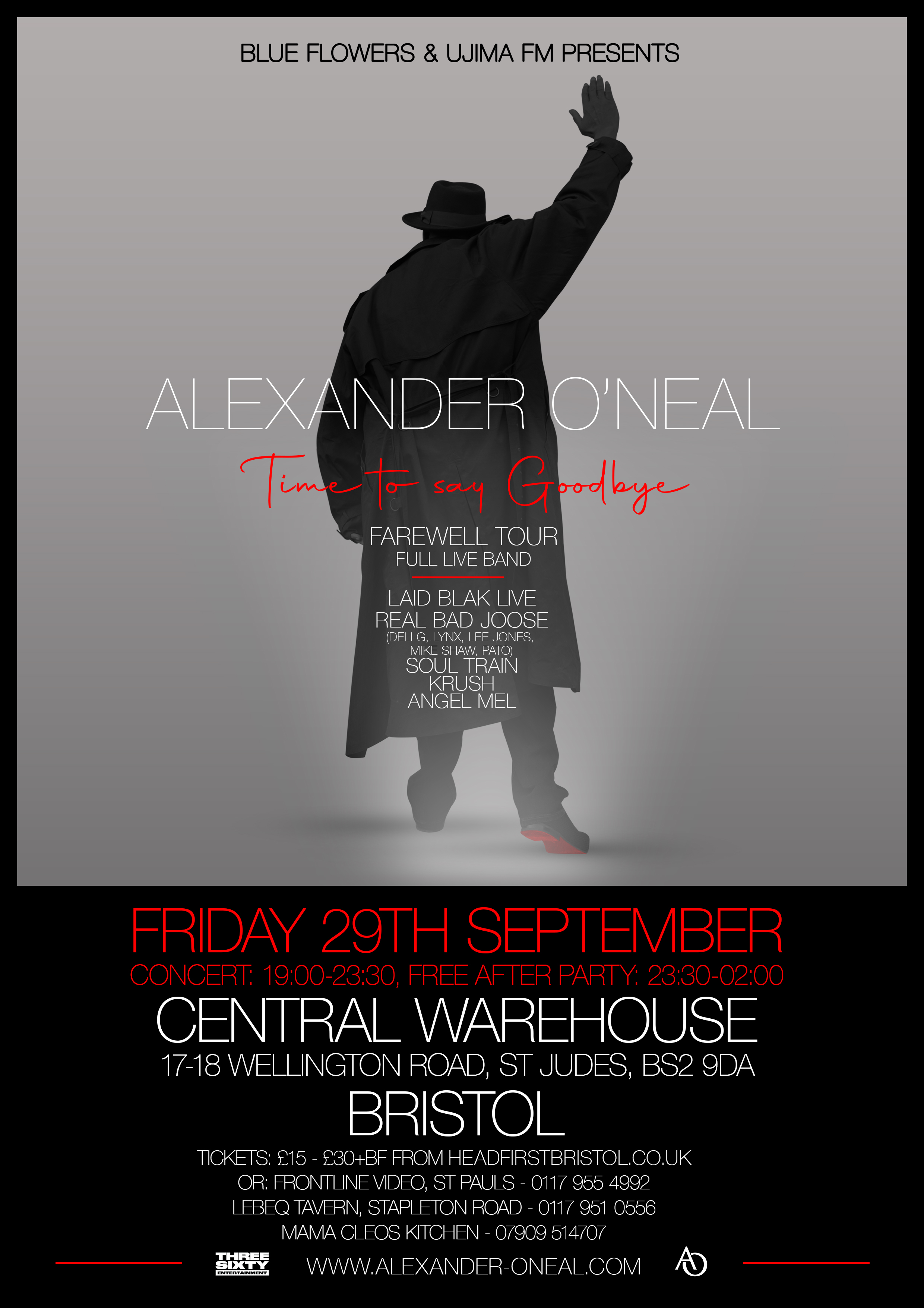 Alexander O'Neal Farewell Tour Bristol Tickets Bristol Central
