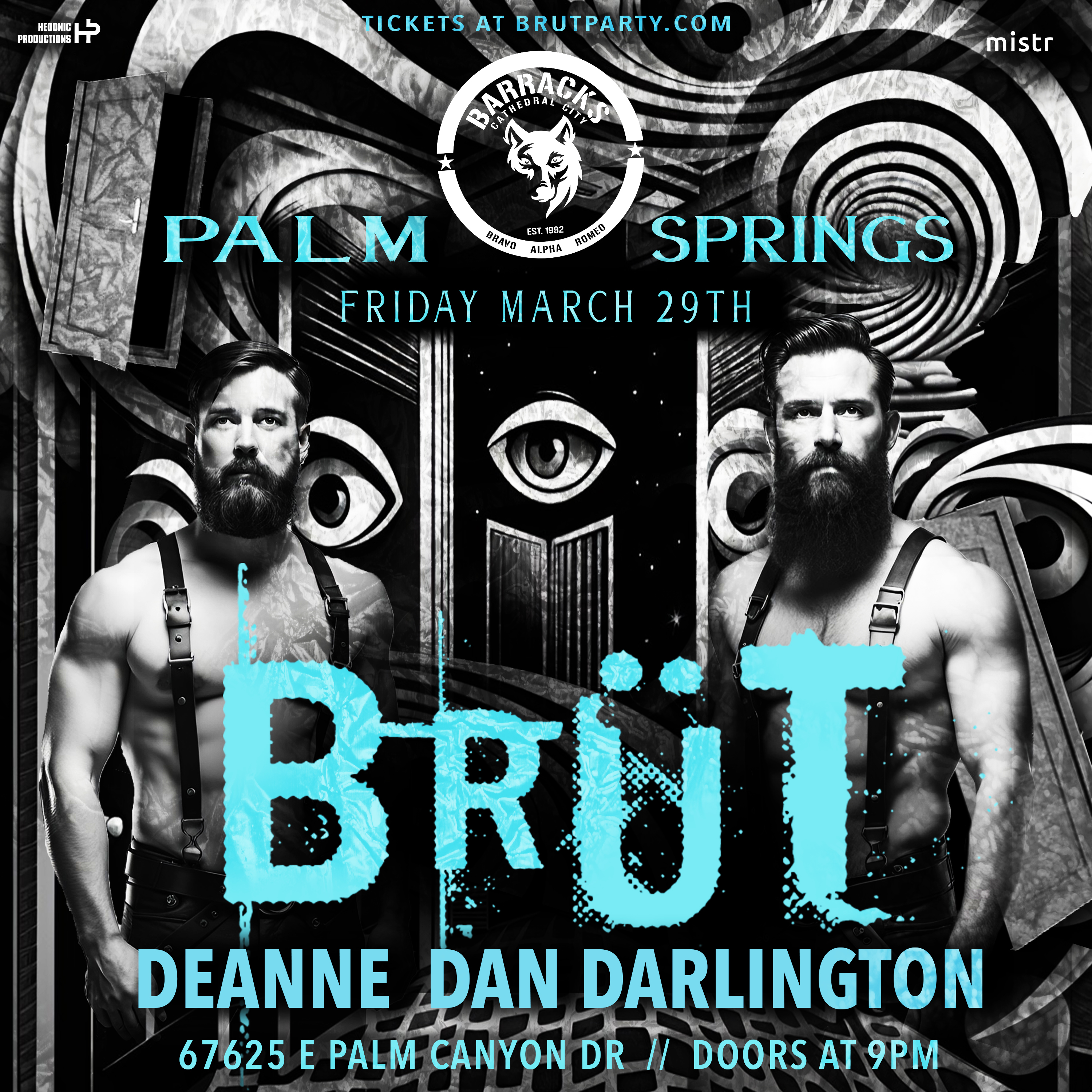 BRÜT Party- Palm Springs White Party Weekend - Evvnt Events