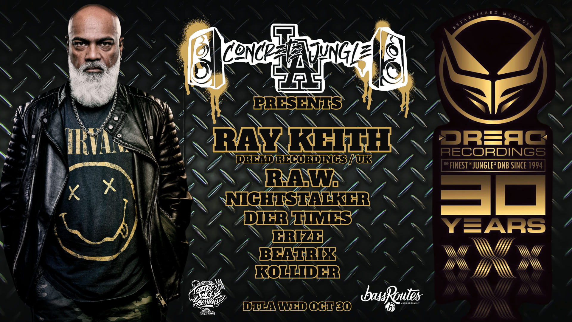 Ray Keith Dread Recordings UK 30 Year Anniversary's Tickets | Los ...