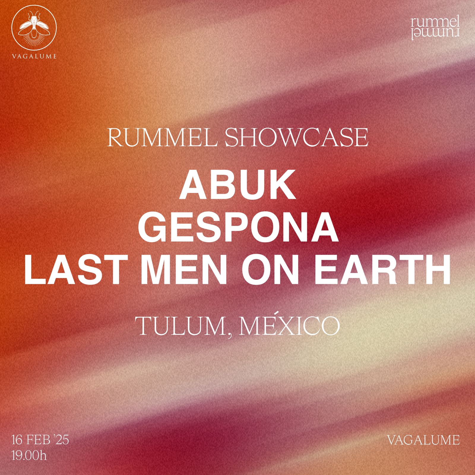 Mix One Rummel RUMMEL SHOWCASE's Tickets | Tulum | Vagalume Tulum - Ticket Fairy