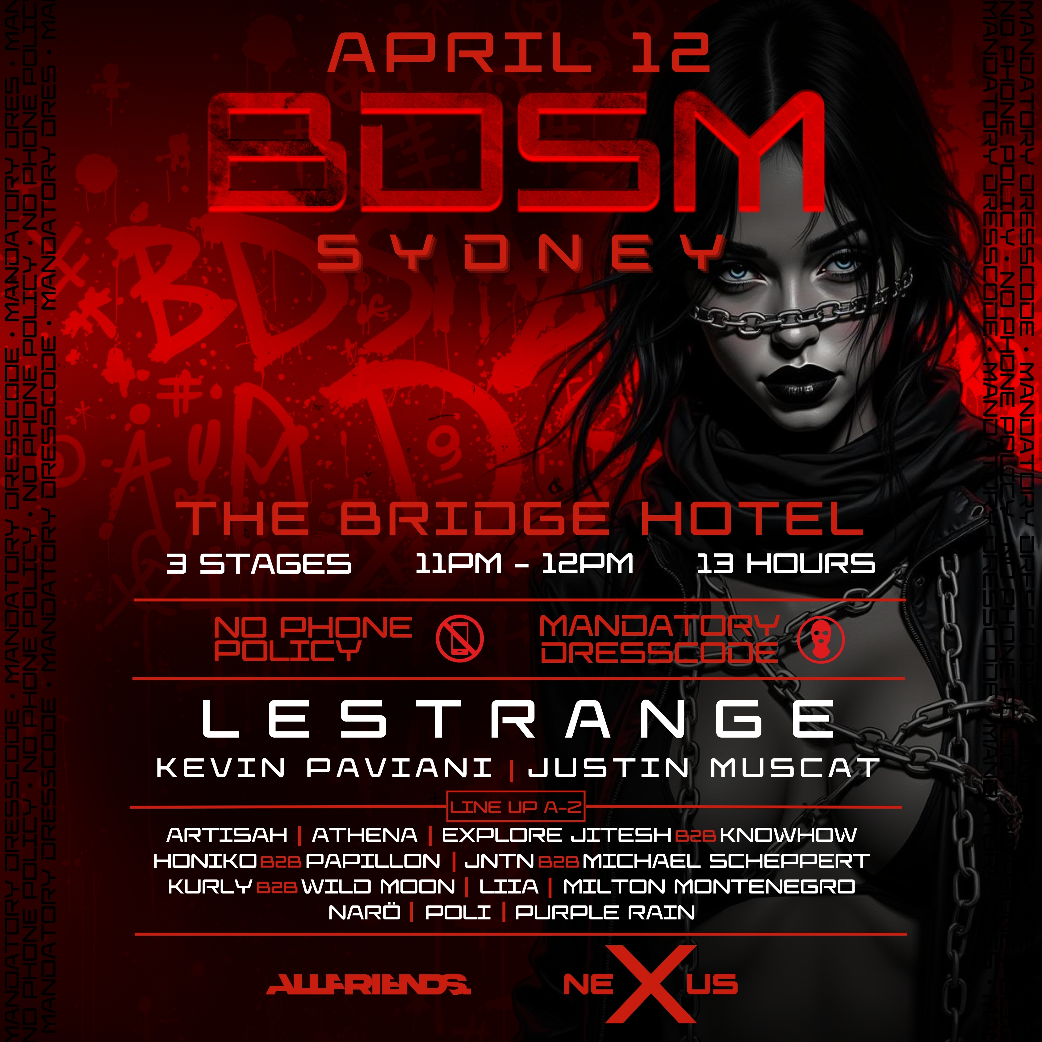 BDSM SYDNEY | 3 STAGES | 13 HR | 12.04