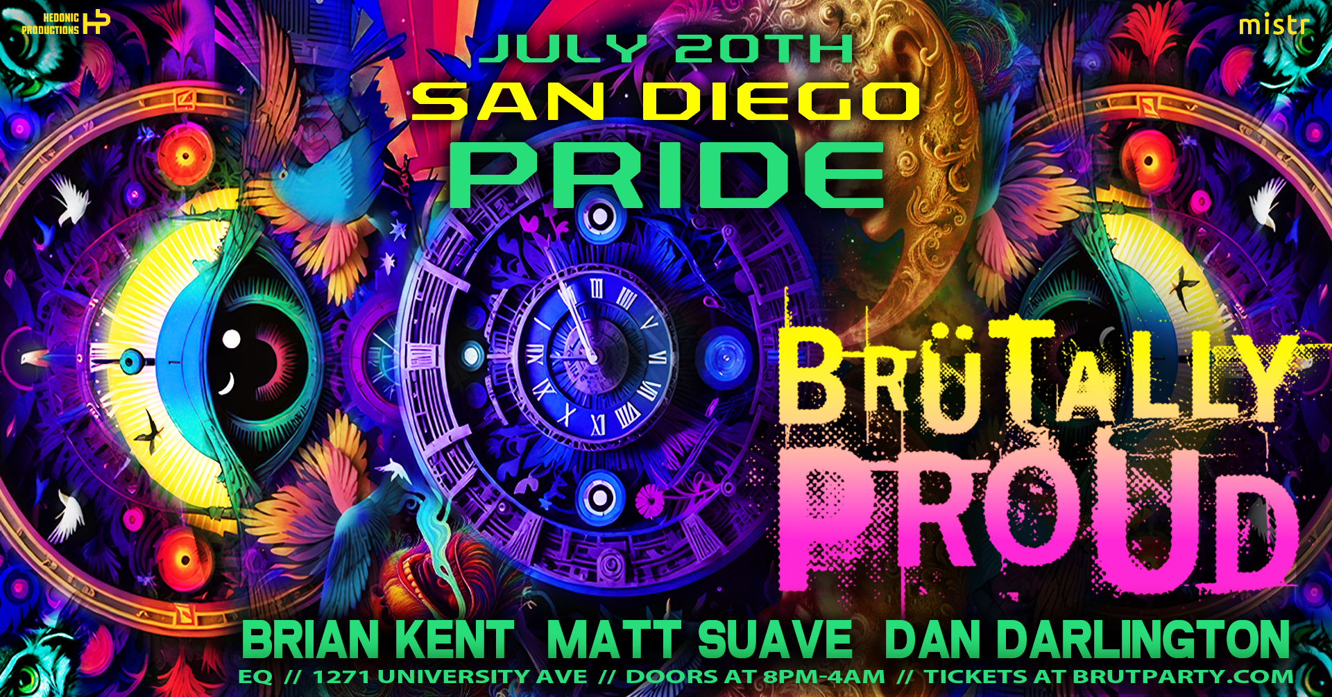 BRÜT Party: San Diego Pride 2025