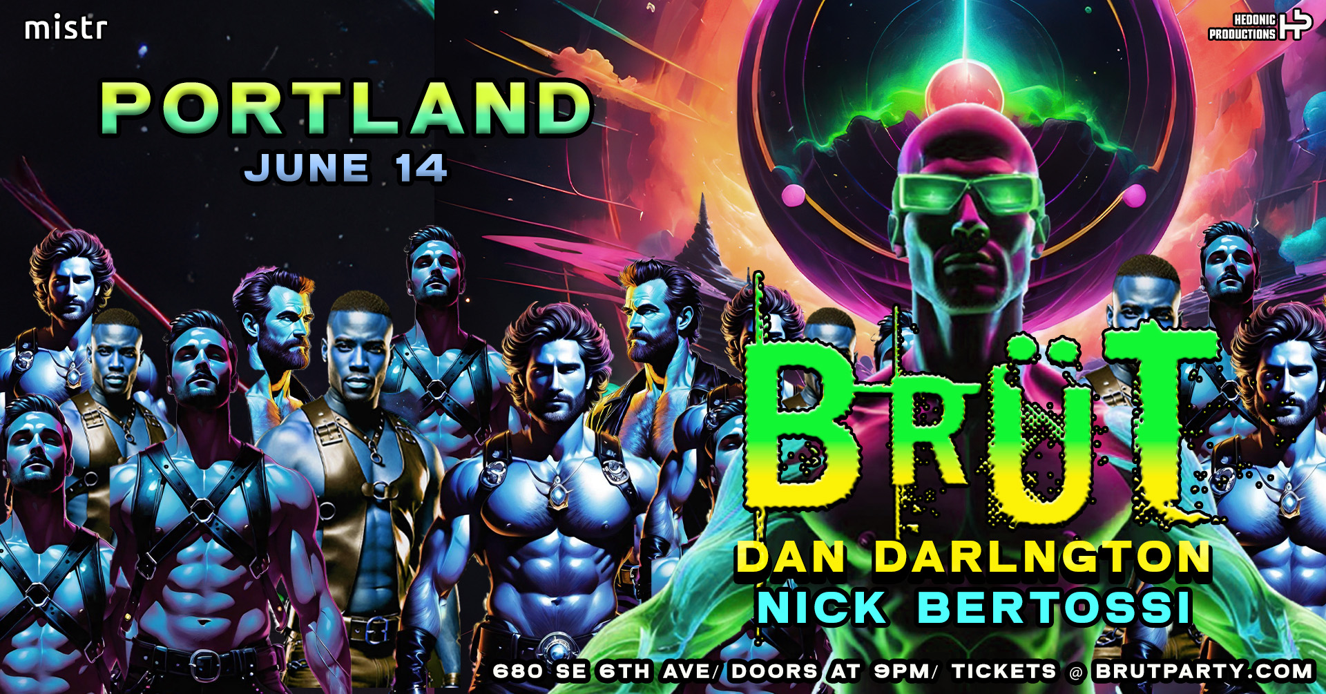 BRÜT Party: RAVE-TUAL - Portland’s Darkest Night