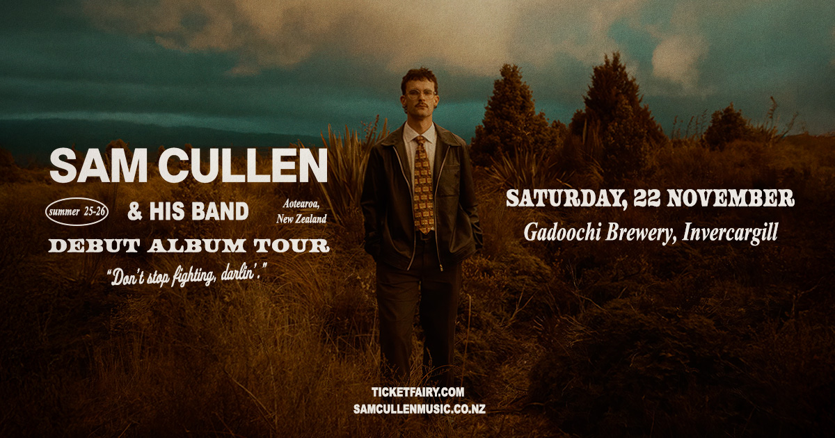SAM CULLEN & HIS BAND - Gadoochi Brewery's Tickets | Invercargill | 17 ...