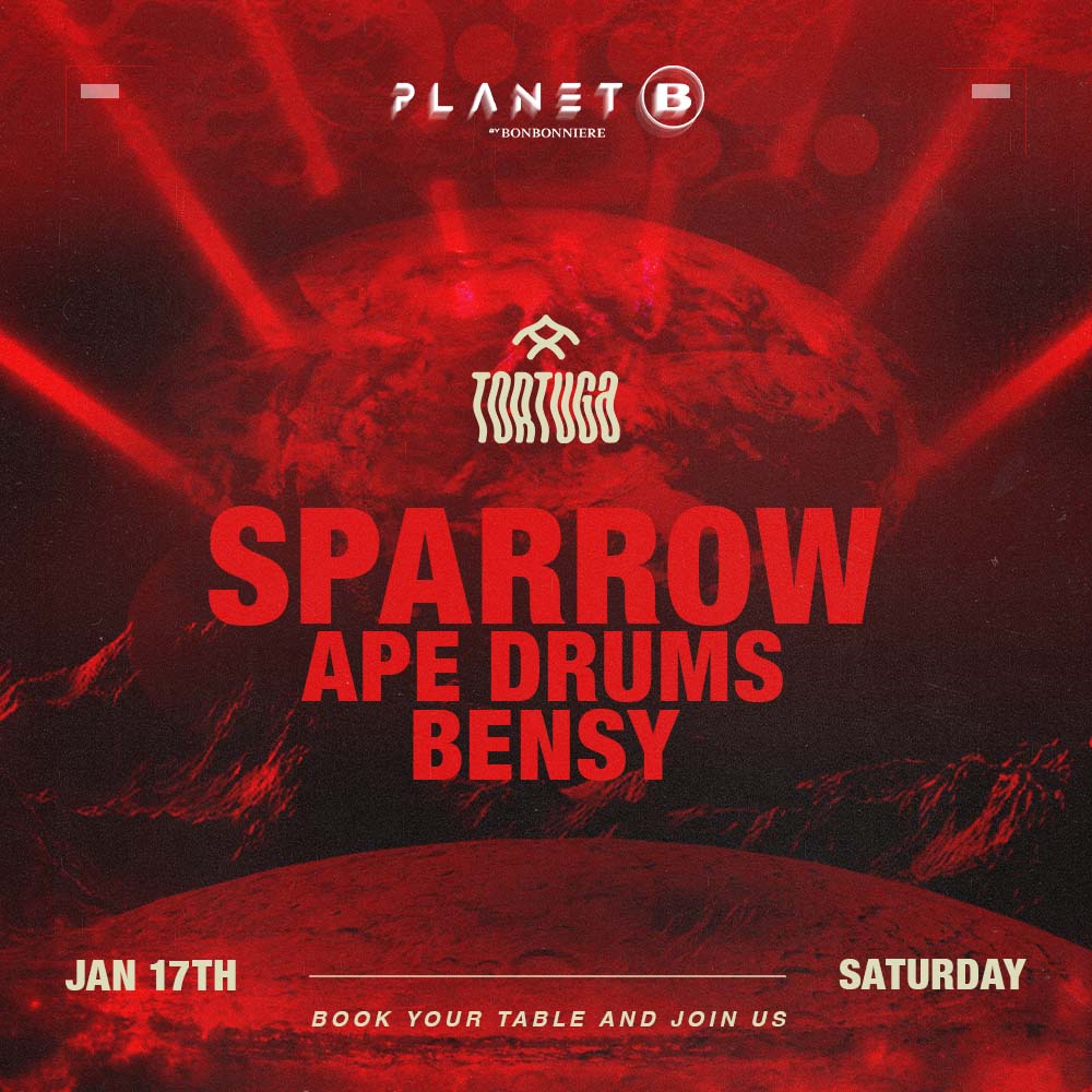 SPARROW, APE DRUMS, BENSY @ BONBONNIERE TULUM