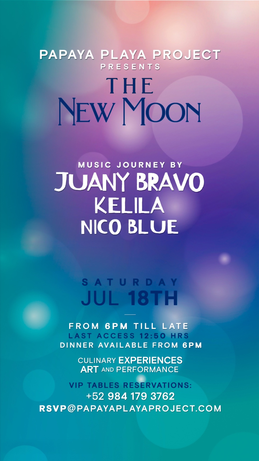 • PAPAYA PLAYA PROJECT • THE NEW MOON •