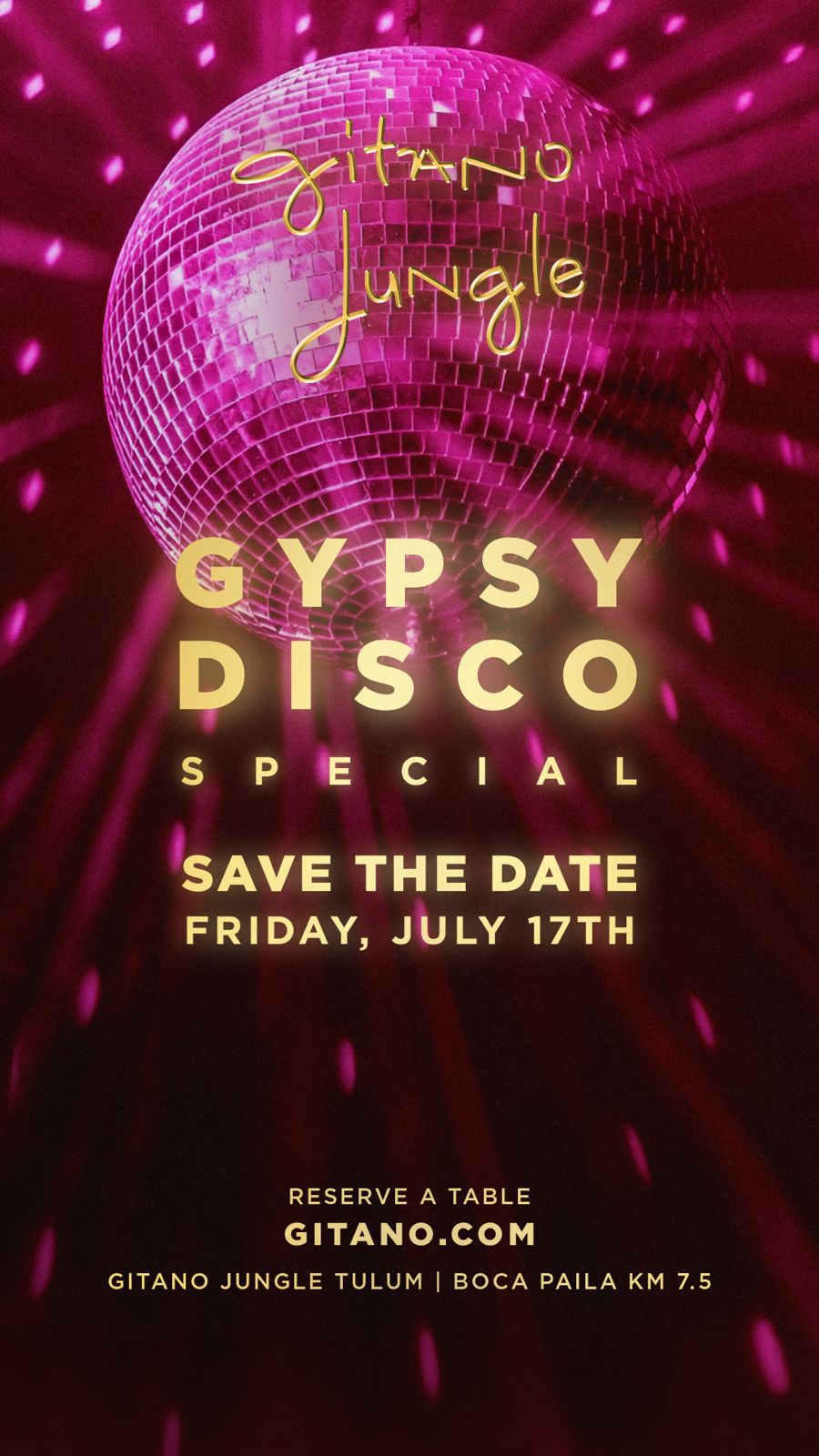 GYPSY DISCO PARTY | SPECIAL EDITION  T B A