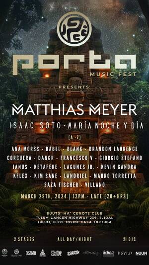 PORTA Music Festival @ Buuts' Ha' Cenote Club [All day-All Night] photo