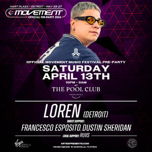 Official Movement Pre-Party | DJ LOREN - ArteK Presents
