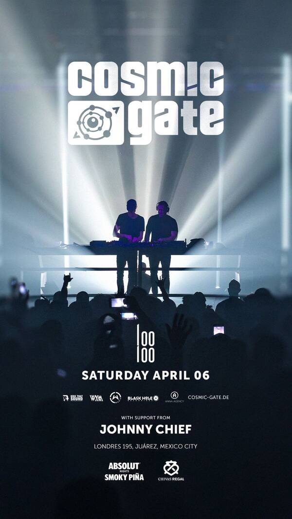 Cosmic Gate @ Looloo's Tickets | Juárez | LooLoo Studio - Ticket Fairy