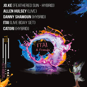 ITAI & Friends - Jo.Ke (Feathered Sun), Allen Hulsey, ITAI (Bday)