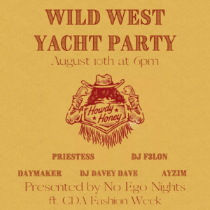 Wild West Yacht Party w/ CDAFW!