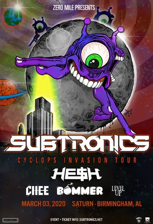 Subtronics 'Cyclops Invasion Tour' - Birmingham, AL - 03/03 photo