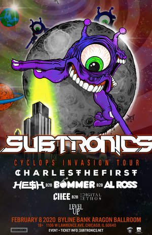 Subtronics 'Cyclops Invasion Tour' - Chicago, IL - 02/08 photo