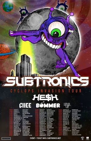 Subtronics 'Cyclops Invasion Tour' - Fayetteville, AR - 01/25 photo