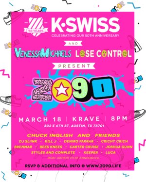 K SWISS x VenessaMichaels x Lose Control present 2090