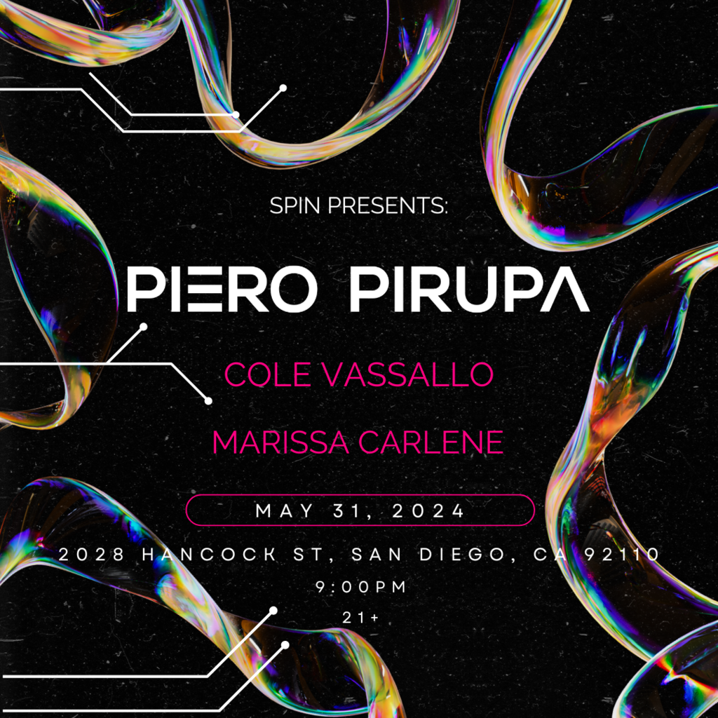 Spin Presents: Piero Pirupa, Cole Vassallo and Marissa Carlene!