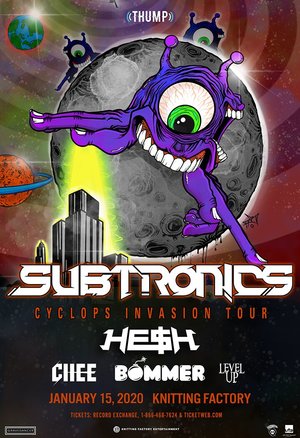 Subtronics 'Cyclops Invasion Tour' - Boise, ID - 01/15 photo