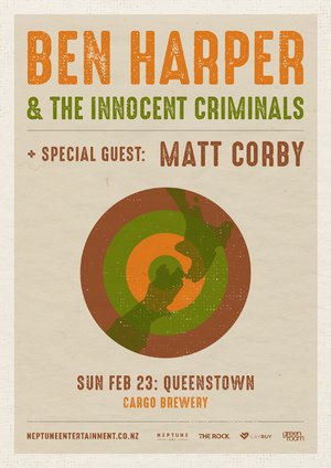 Ben Harper + Matt Corby - Queenstown photo