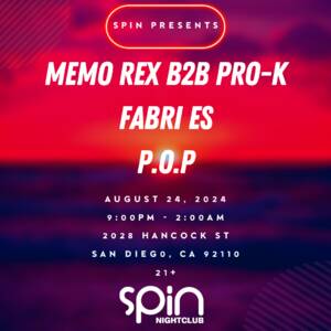 Spin Presents: MEMO REX B2B PRO-K!