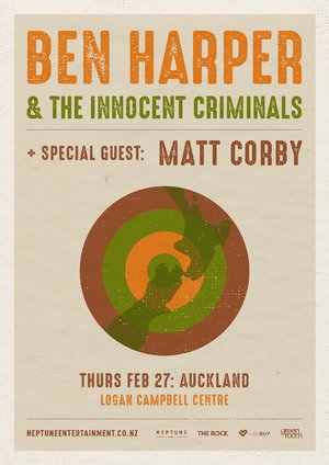 Ben Harper & Matt Corby - Auckland photo