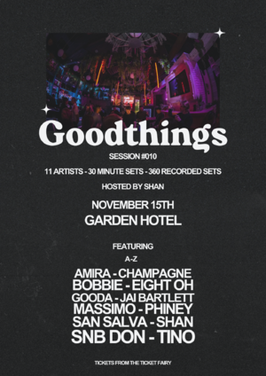 Goodthings Session #009 - Wellington - 19th October