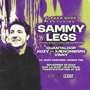 AlpaKa Shop | Sammy Legs [USA] | Nov 29