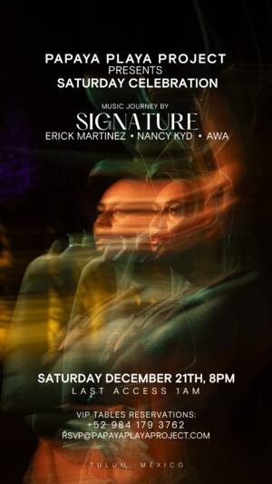 PPP Presents SATURDAY CELEBRATION - Music Journey by @ SIGNATURE