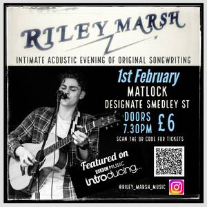 Intimate acoustic evening of original songwriting