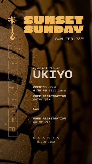 UKIYO SUNSET X CRANIA