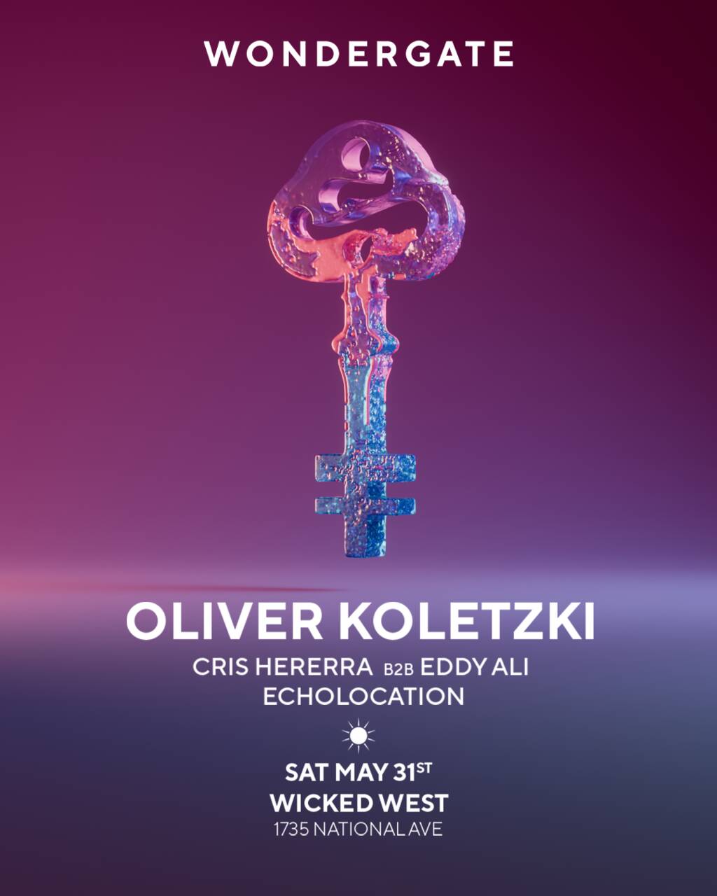 WONDERGATE Presents: OLIVER KOLETZKI