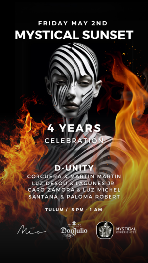 MYSTICAL SUNSET 4 YEAR CELEBRATION