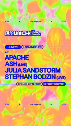 Brunch! Electronik W/ Stephan Bodzin, Ash, Apache, Julia Sandstor